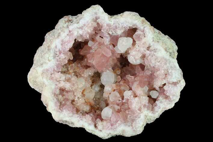Sparkly, Pink Amethyst Geode Half - Argentina #170164
